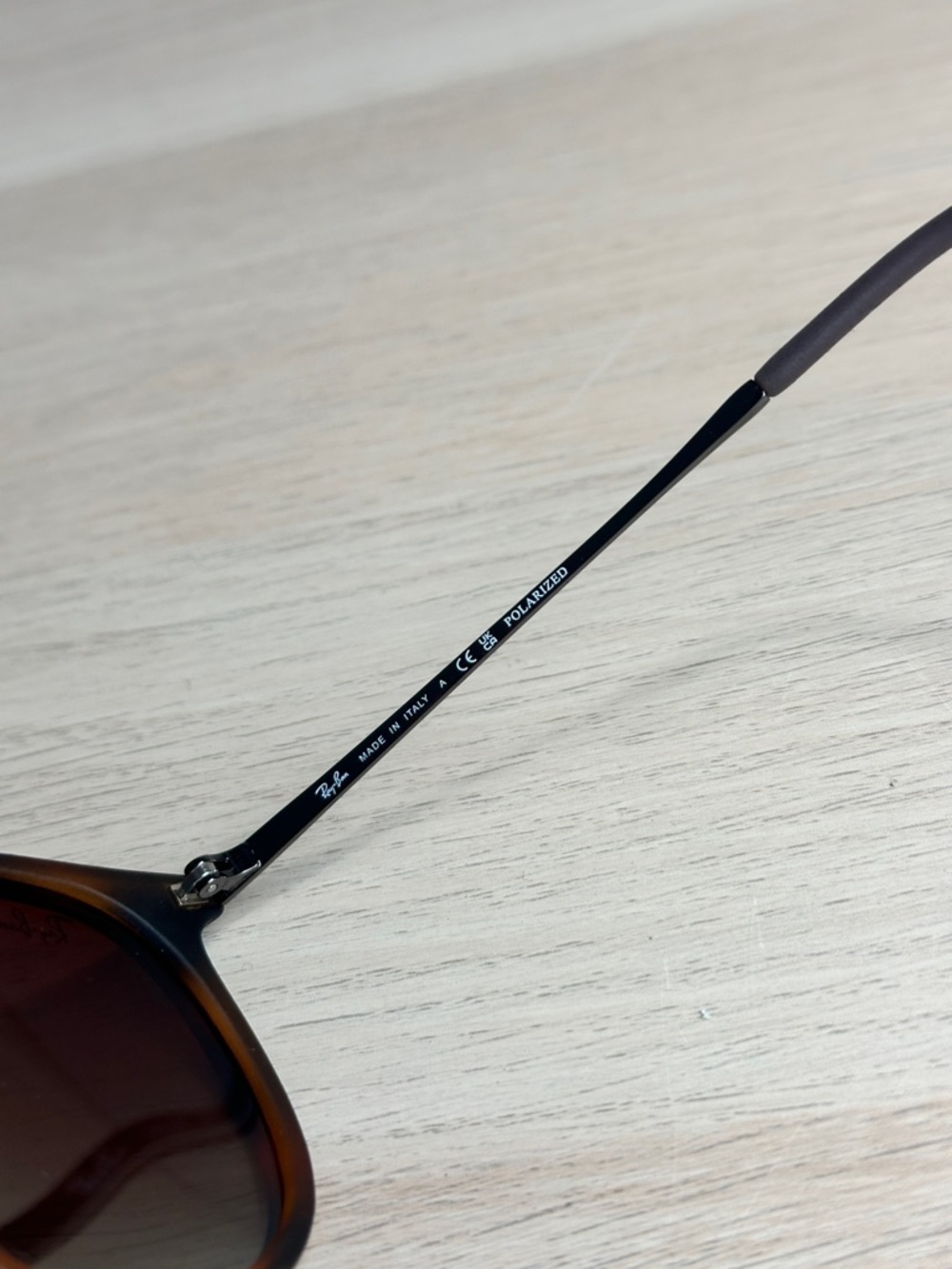 Ray-Ban RB4171 Brown Tortoiseshell Polarized Sunglasses - Picture 4 of 5